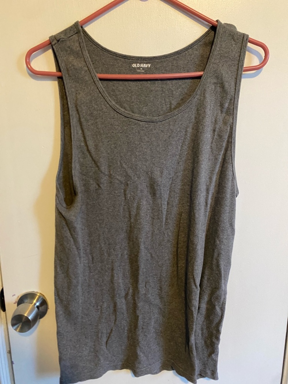 Old Navy Women's Gray Scoop Neck Tank Top
